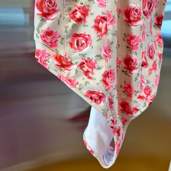 NWT LoveShackFancy Shailee One Piece Swimsuit Bathing suit Rose floral swimwear - Picture 8 of 16